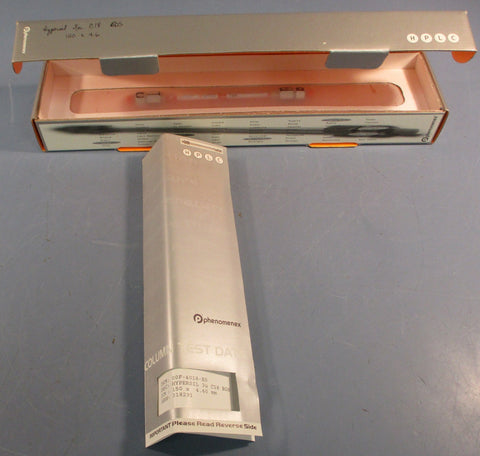 Phenomenex 00F4018E0 Hypersil 3 um C18BDS HPLC Column 150x4.6mm
