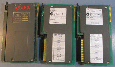 Allen Bradley 1771-DB Basic Module And Two 1771-IB/A Input Module 3 Total Items