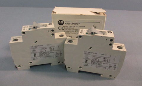 ALLEN BRADLEY 1492SPM1B050 SER C 5A 1 POLE SUPPLEMENTARY PROTECTOR (2 IN PACK)
