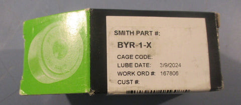 Smith Bearing BYR-1-X Non Metallic Bushing Cam Follower 5/16" Bore Lot of 2