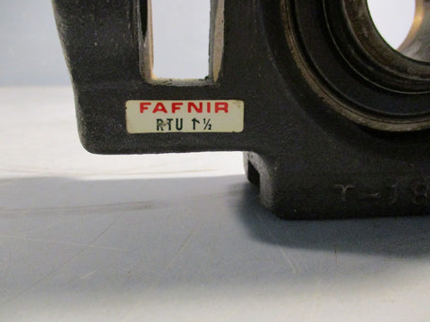 Fafnir RTU 1-1/2 Take-Up Bearing Unit w/o Locking Collar 1-1/2" Bore (Lot of 2)