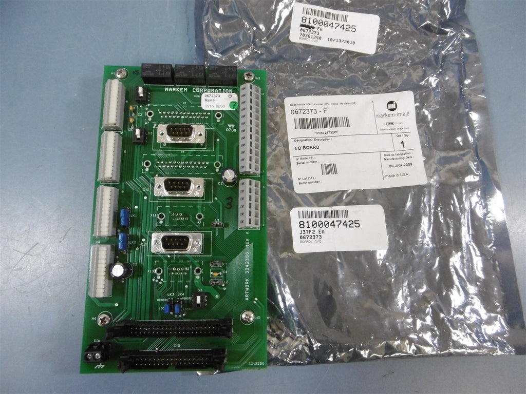 Markem 0672373-F I/O Board PC Board