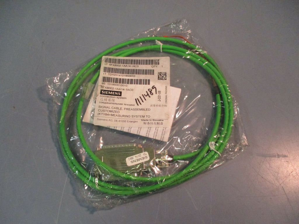 Siemens Preassembled Signal Cable 6FX8002-1AA14-1AC0 Factory Sealed