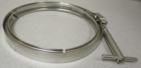 Voss 613209A728T Sanitary Tube Pipe TriClamp 61/2" ID Stainless Steel