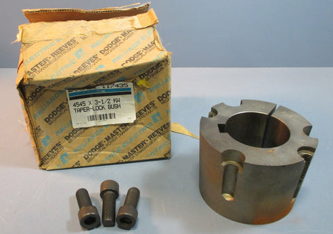 Dodge 117435 Taper-Lock Bushing 4545 x 3-1/2 KW No Instruction