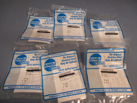 Lot of (6) Bimba Rotary Actuator Key PT537