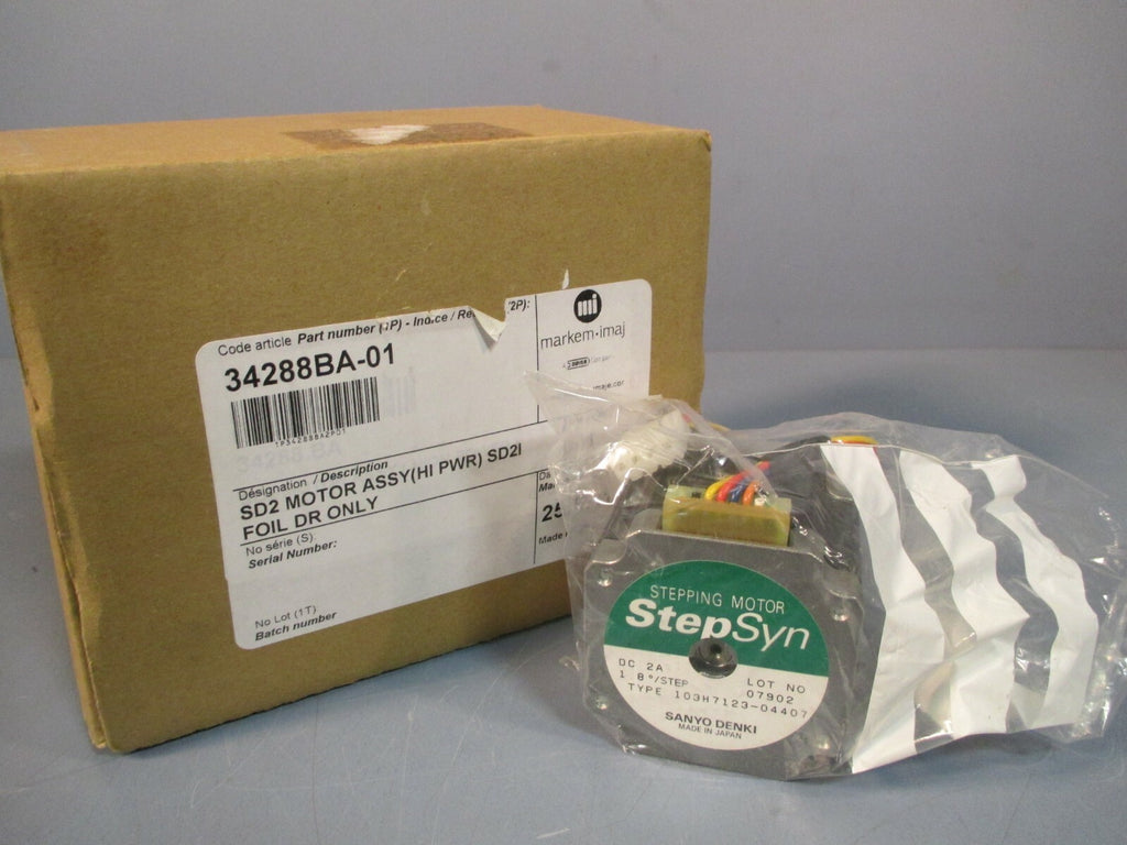 Markem Imaje SD2 Stepper Motor Assembly (HI PWR) SD2I FOIL ONLY 34288BA01