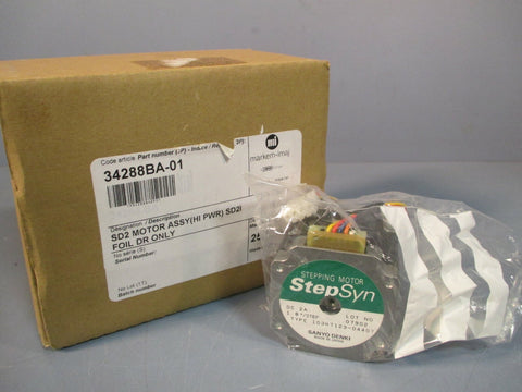 Markem Imaje SD2 Stepper Motor Assembly (HI PWR) SD2I FOIL ONLY 34288BA01