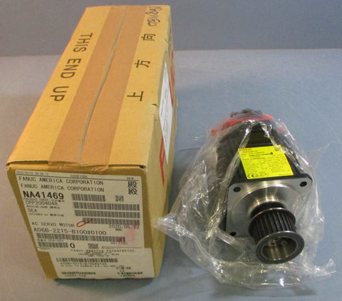 Fanuc A06B2202B200#0100 AC Servo Motor aiF 1/5000B 126V Input 3PH 15mm Shaft