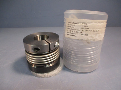 JAKOB Metal Belows Coupling / Clamping Hub 19mm x 30mm KG4W 140