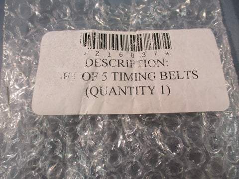 Optibelt T2.5/330-ST Alpha Torque Timing Belt 6 in Length Lot of 5