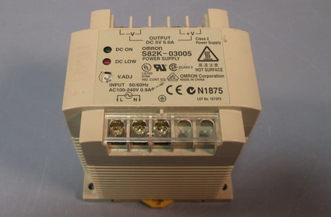 Omron Corporation S82K03005 Class 2 Power Supply Used