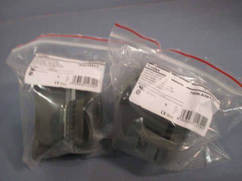 Lot of 2 MOLEX SINGLE LEVER SURFACE MOUNT HOUSING DIECAST ALUMINUM 7806.6361.0