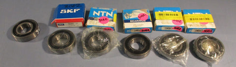NTN 6206LLBC3/EM & SKF 6206-2RSJEM Ball Bearing 30 x 62 x 16mm Lot of 6