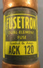 Bussmann Fusetron ACK120 Dual-Element Fuse ACK-120 120A Lot of 6