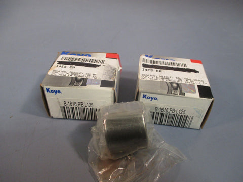 Lot of 2 Koyo Needle Roller Bearing B1616 PB L125