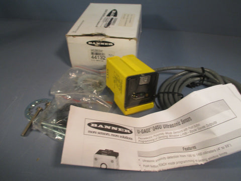 BANNER ENGINEERING SENSOR Q45UBB63DAC 44132