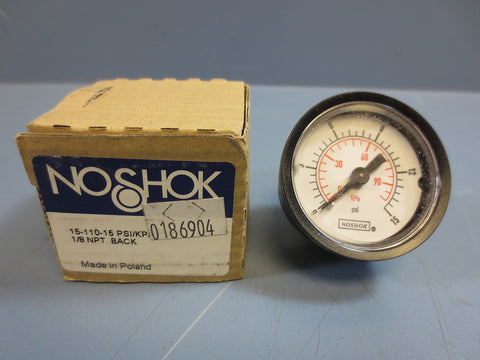 Noshok 1511015 1511015 Gauge Regulator 015 Psi 1/8" Npt
