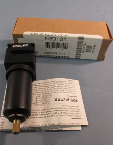 HORTON 939101 FILTER AIR REGULATOR DUTY 250 NPT