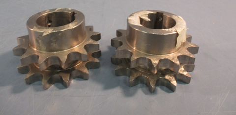 LOT OF 2 MARTIN D50B13SSW STAINLESS STEEL SPROCKET, 13 TEETH ANSI CHAIN SIZE: 50