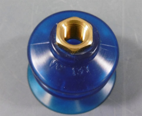 Vacuum Cup Blue Vinyl VC 137 2.44 in DIA 1.93 in Height NEW
