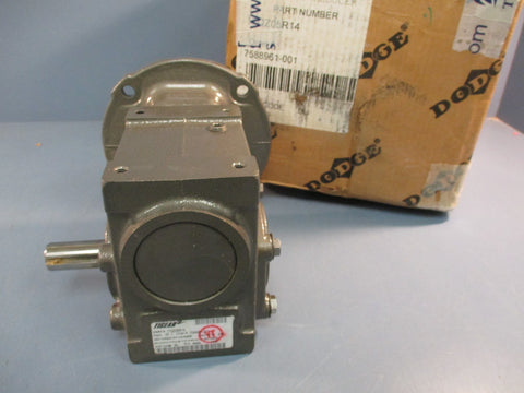 Dodge GEAR2 EZ Kleen Reducer 17QZ05R14 5:1 Ratio, CFace, 1750RPM, Solid Shaft