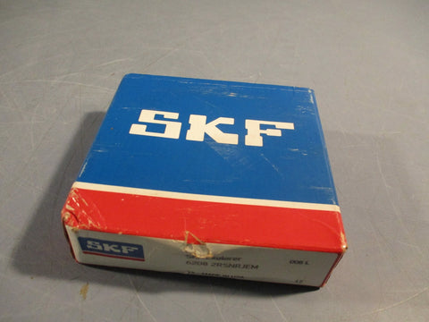 SKF SINGLE ROW BALL BEARING 6208 2RSNRJEM