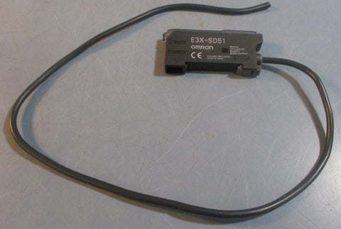 Omron E3XSD51 Optical Fiber Amplifier 1224VDC E3XSD Series Approx 20" Cable L