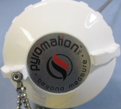 Pyromation Temperature Probe R1T185L483-018-00-8HN31,W 18"L x 1/4" Dia