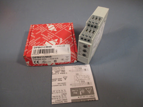 CARLO GAVAZZI 3-PHASE CONTROL RELAY DPB01CM48