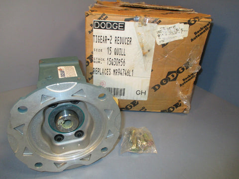 Dodge Tigear2 Gearbox Reducer Size 15 Quill 30:1 Ratio 1750 RPM 15Q30R56