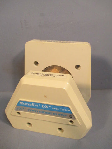 COLE PARMER MASTERFLEX SIXROLLER PERISTALTIC CARTRIDGE PUMP HEAD MODEL 751910