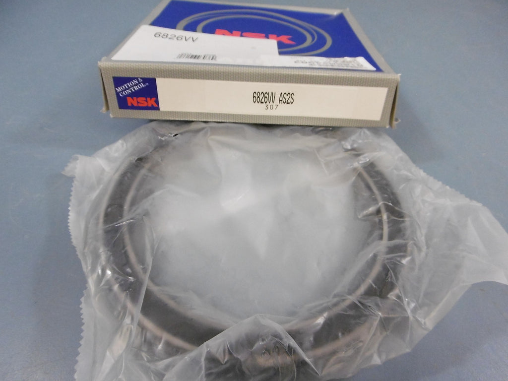 Sealed NSK 6826VV AS2S Deep Groove Single Row Bearing 130MM ID 165MM OD