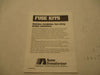 ACME Transformer Primary Fuse Kit PL-112704 NEW IN BOX