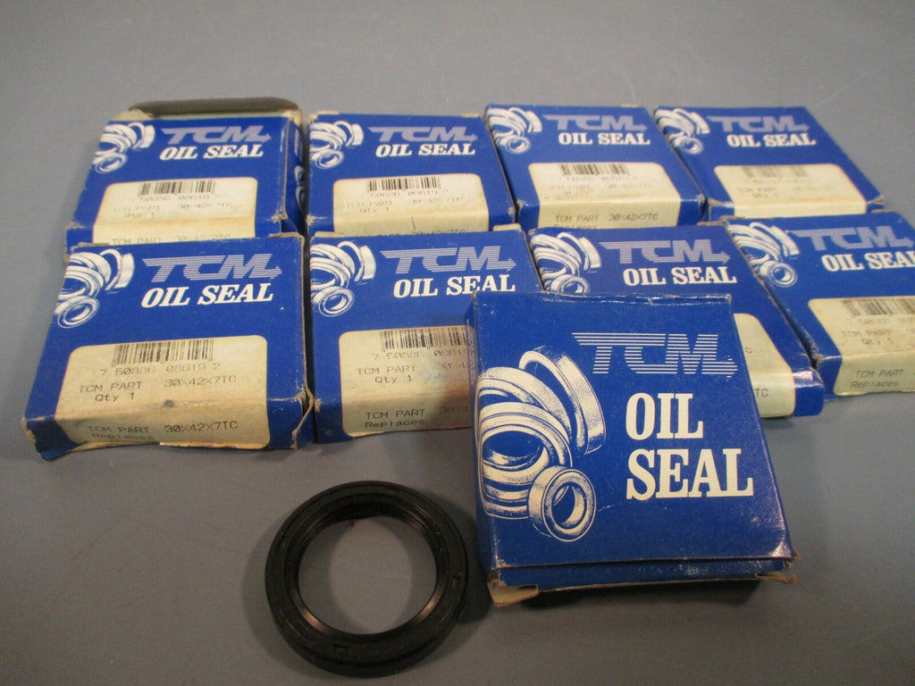TCM OIL SEAL (LOT OF 9) 30x42x7TC