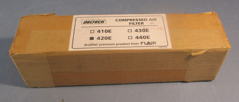 Deltech 420E Compressed Air Filter Factory Sealed New Old Stock