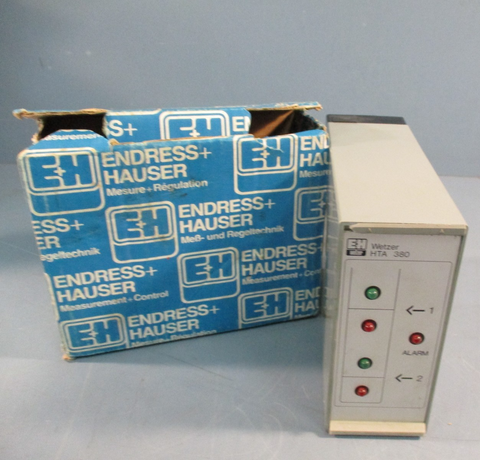 EH ENDRESS + HAUSER WETZER HTA-380 INDICATOR 24V 50/60HZ CONTACTOR MODULE