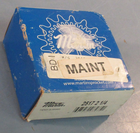 Martin 2517 2 1/4 Taper Lock Bushing 21/4" Bore Sealed in Box