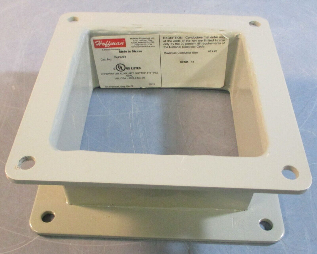 Hoffman F44WN2 Steel Feed Through Nipple 4" x 4" x 2" Wireway Nema 12