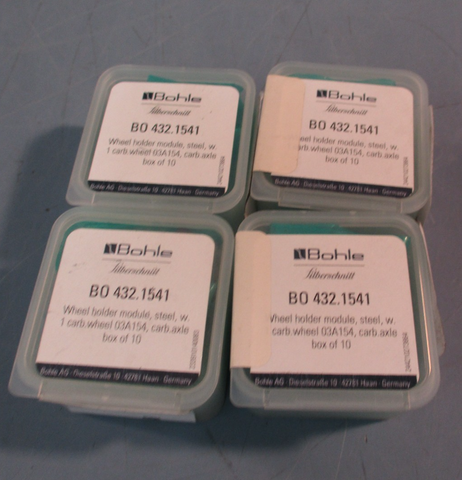 (4) Bohle Bo 432.1541 Wheel Holder Module Steel W. 1 Carb Whhel 03A154 Carb Axle
