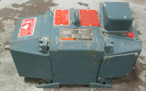 Reliance Electric T18R1117CYX RPM III DC Motor DC0189ATY 2HP 7/8" Shaft Dia