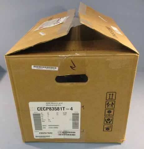 Baldor Reliance CECP83581T-4 Severe Duty 841XL Motor 1HP 1770RPM 7/8" Shaft Dia