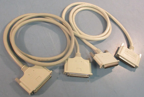 L-Com E258652-C D-Sub Male Pin Connectors Type CL2 Cable 75°C Lot of 2