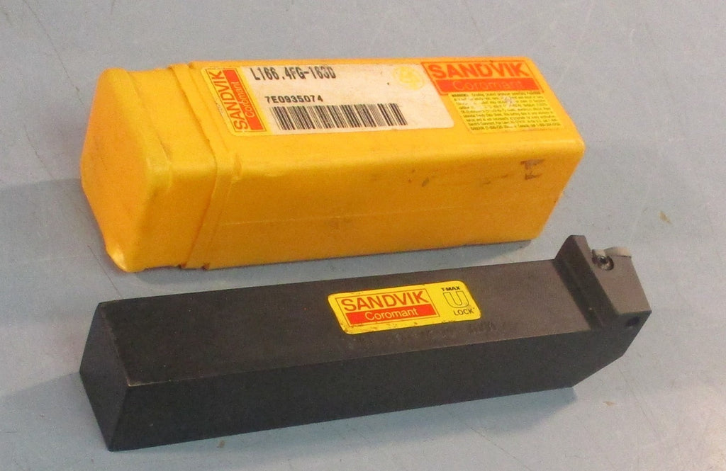 Sandvik Coromant L166.4FG-163D Indexable Tool Holder 1" W 6" L T-Max U Lock