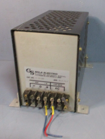 SOLA Power Supply 24VDC 8 Amp 115V 60Hz 2824280