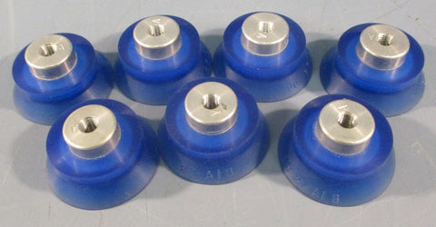 ViCas VC 27 Round Vacuum Cup VC27A1B Style F 2" Lip Dia 1" H (Lot of 7)