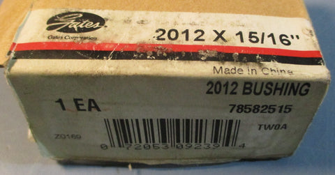 Gates 78582515 Taper Lock Bushing 2012 Series 15/16" Bore 11/4" W 23/4" OD