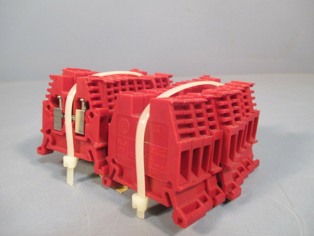 Allen Bradley Red Terminal Blocks 600V  Lot of 20 1492W4