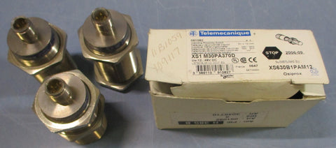 (Lot of 3) Telemecanique XS1M30PA370D Proximity Switch Sn=10mm 1248VDC