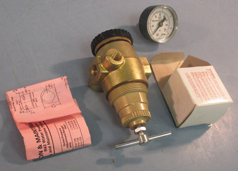 Norgren R43-201-NGLA Pneumatic Valve Regulator 400 PSIG Max 200°F Max